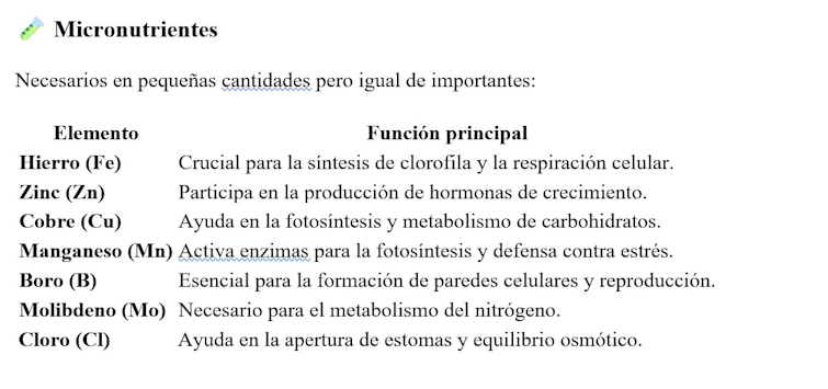 Micronutrientes